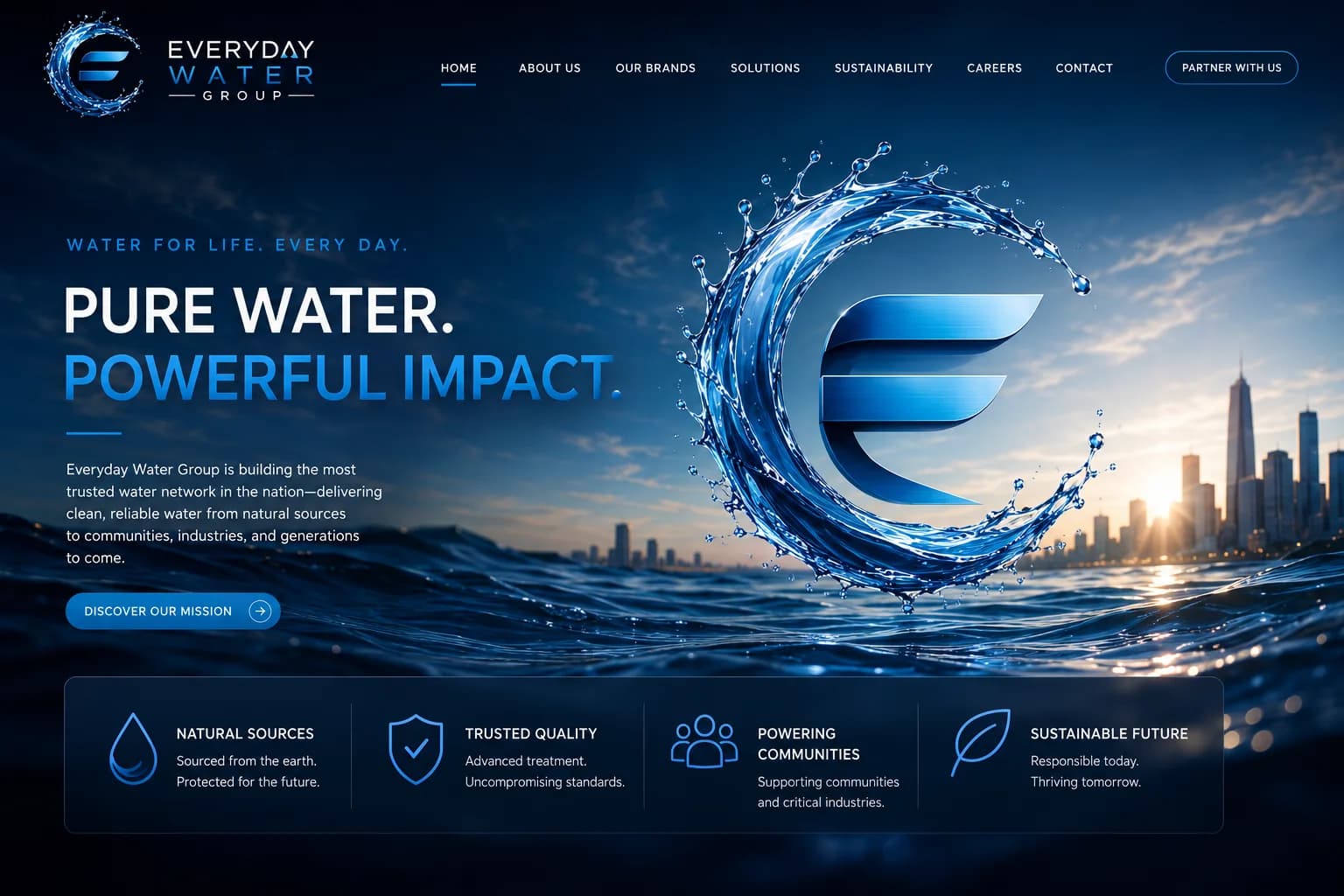 Everyday Water Group partner and counterparty programs